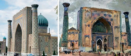 Купить масляную живопись в Алматы